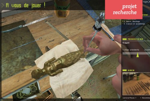 <h5>« L’éventail des métiers »</h5><h6>Transmission de savoir-faire et 3D didactique</h6>