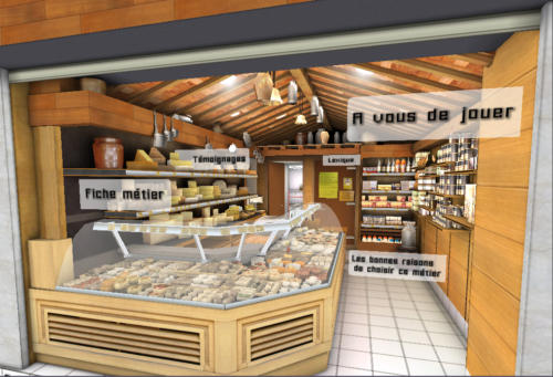 Module du fromager - 3D immersive 