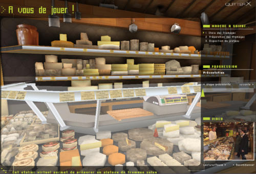 Module du fromager - 3D immersive 