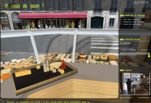 Module du fromager - 3D immersive 